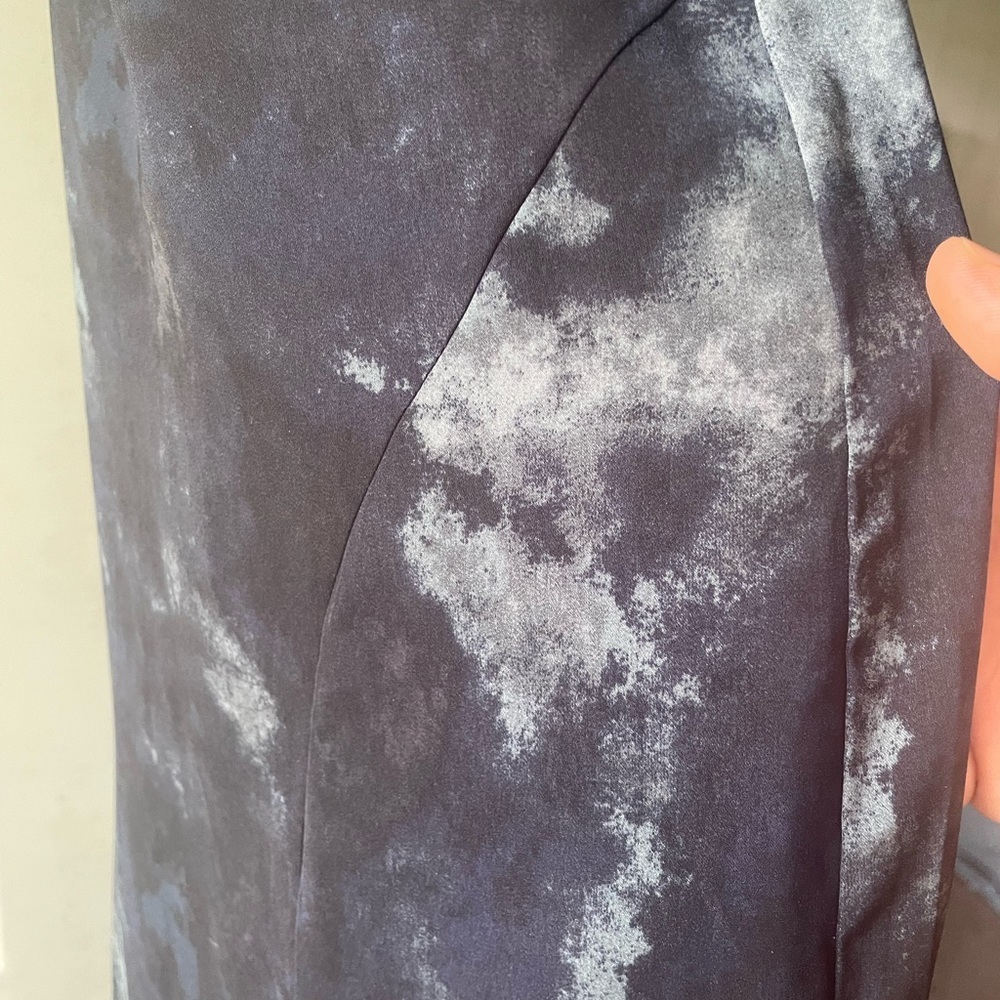 Melrose and Market Blue and Black Print Maxi Dress - Picture 4 of 6